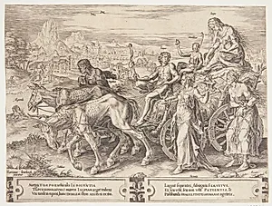 Nødens triumf by Cornelis Cort