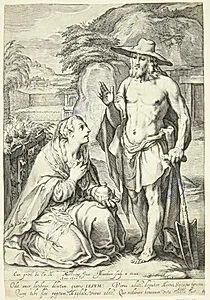 Noli me tangere by Jacob Matham