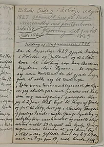Notater vedrørende Lars Dyrskjøt. bl.a. uddrag af "Borgervennen" 1799 by Niels Larsen Stevns
