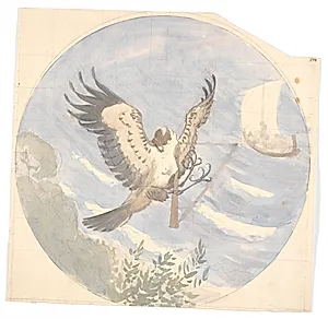 Odysseus sejler forbi Sirenernes ø by Niels Skovgaard