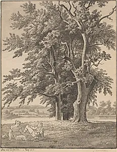 Øen ved Valsølille by C.W. Eckersberg