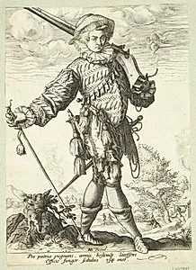 Officer med bøsse by Jan Harmensz. Muller