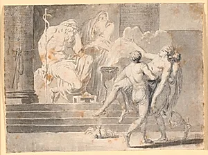 Ofring til Æsculap by Nicolai Abildgaard