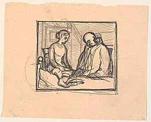 Og da den gamle Mand rystede af kulde... by Fritz Syberg