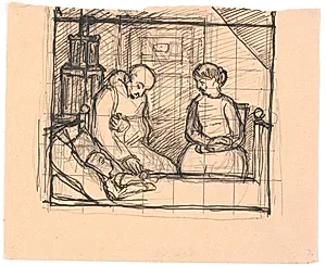 Og da den gamle Mand rystede af kulde... by Fritz Syberg