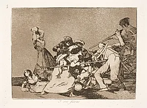 Og de er som furier (5) by Francisco de Goya