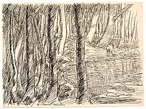 Og i Skovene dybe Søer by Fritz Syberg