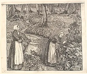 Og så gik de ind i Dødens store Drivhus... by Fritz Syberg