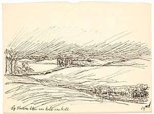 Og Vinteren blev saa kold saa kold by Fritz Syberg
