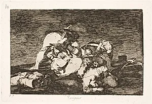 Også dette (10) by Francisco de Goya