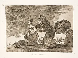 Også dette (45) by Francisco de Goya