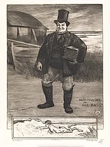 Olaf Povlsen som Ole Rass by Hans Nikolaj Hansen