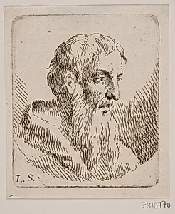 Olding med langt Skæg by W.A. Müller