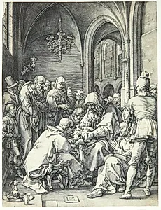 Omskæringen by Hendrick Goltzius