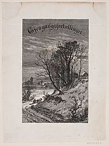 Omslag til Vilhelm Bergsøe, "Gjengangerfortællinger"