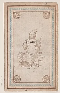 Omslagets bagside til "Flinchs Almanak" by F. Hendriksen