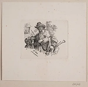 Omvandrende musikanter by Vilhelm Kyhn