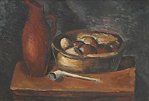 Opstilling med pibe by André Derain