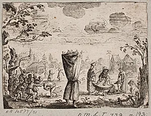 Optrædende i en russisk landsby by Augustin John