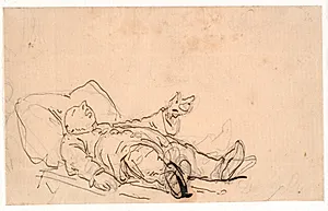 Opvågnen efter sviren by Wilhelm Marstrand