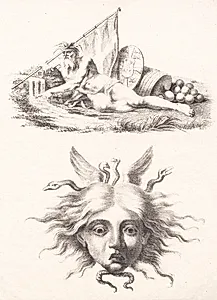 Øresund. Medusahoved by J.F. Clemens
