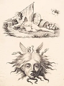 Øresund. Medusahoved by J.F. Clemens