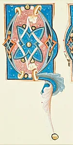 Ornamenteret initial Q by Ubekendt