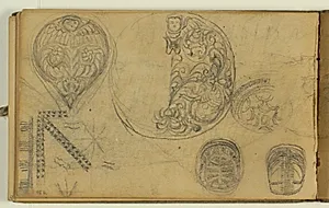 Ornamentstudier by Niels Larsen Stevns