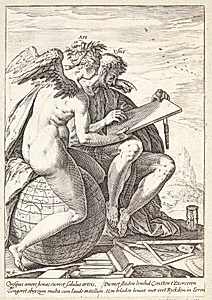 Øvelse og kunst by Hendrick Goltzius