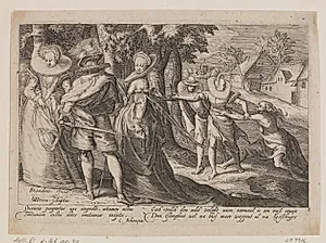 Overdådighed fulgt af fattigdom by Gillis van Breen