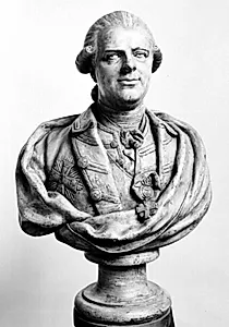 Overhofmarskal Engel Carl Ernst Schack med dannebrogsordenen og Christian VII's orden