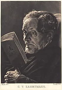 Overlæge C.V. Zahrtmann by Peter Ilsted