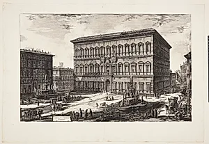 Palazzo Farnese by Giovanni Battista Piranesi