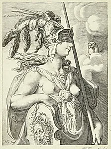 Pallas by Jan Saenredam