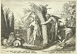 Pan og Syrinx by Ubekendt
