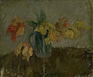 Papegøjetulipaner by Isakson, Karl