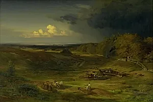 Parti af Overdrevet ved Frederiksborg by Godtfred Rump