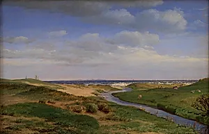 Parti af Sjællands nordkyst ved Dronningmølle