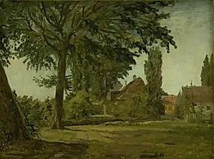 Parti fra Falkonerallé by Christen Købke