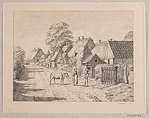 Parti i Kjær by på Als by Madsen, A.P.
