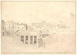 Parti ved Cloaca Maxima by C.W. Eckersberg