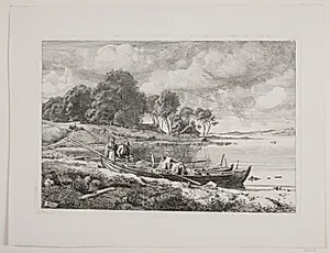 Parti ved Furesøen by Hermann Carmiencke