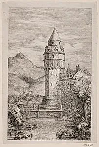 Parti ved hal i Tyrol by H.C. Henneberg