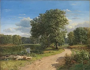 Parti ved Hammermøllen i Nordsjælland by Dankvart Dreyer