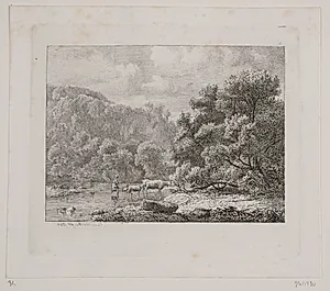 Parti ved Meildefloden by Hermann Carmiencke