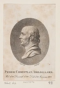 Peder Christian Abildgaard by Andreas Flint