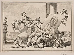 Peder Lasson. Allegoriske Omgivelser. by Odvardt Helmoldt de Lode