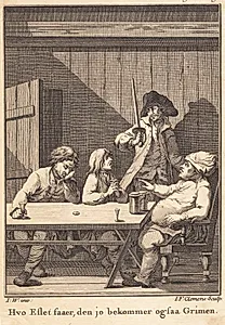 Peder Ruus dømmes til at være soldat by J.F. Clemens