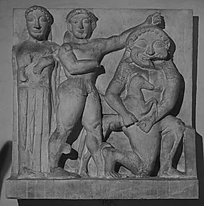 Perseus, Medusa med Pegasos og Athena by Ubekendt