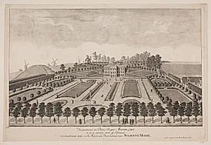 "Perspektivisk vue over Marienlyst slot"